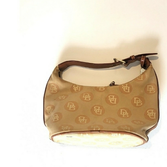 Vintage Mini Dooney and Bourke Purse Tan/Brown 8x10 - Picture 5 of 10